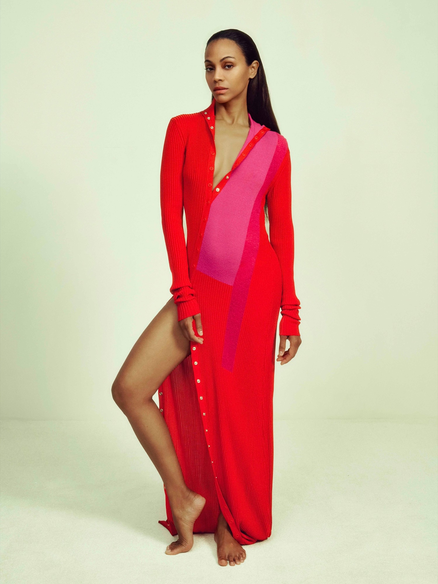 Talent and Partner, Sofia Sanchez & Mauro Mongiello: Harper's Bazaar G — Zoe Saldana (Fig. 3)