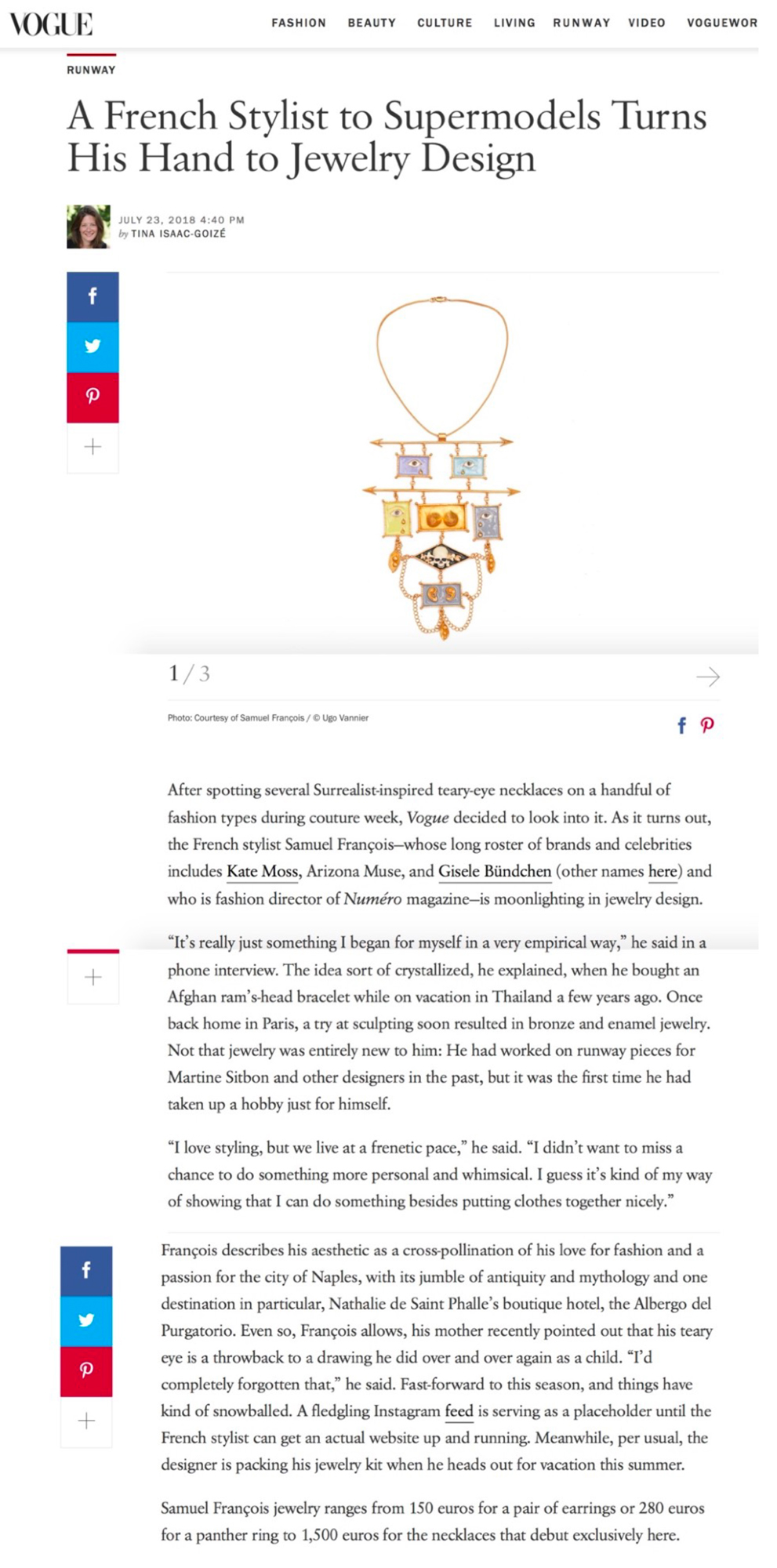 Talent and Partner, Samuel François: Press (Fig. 26)