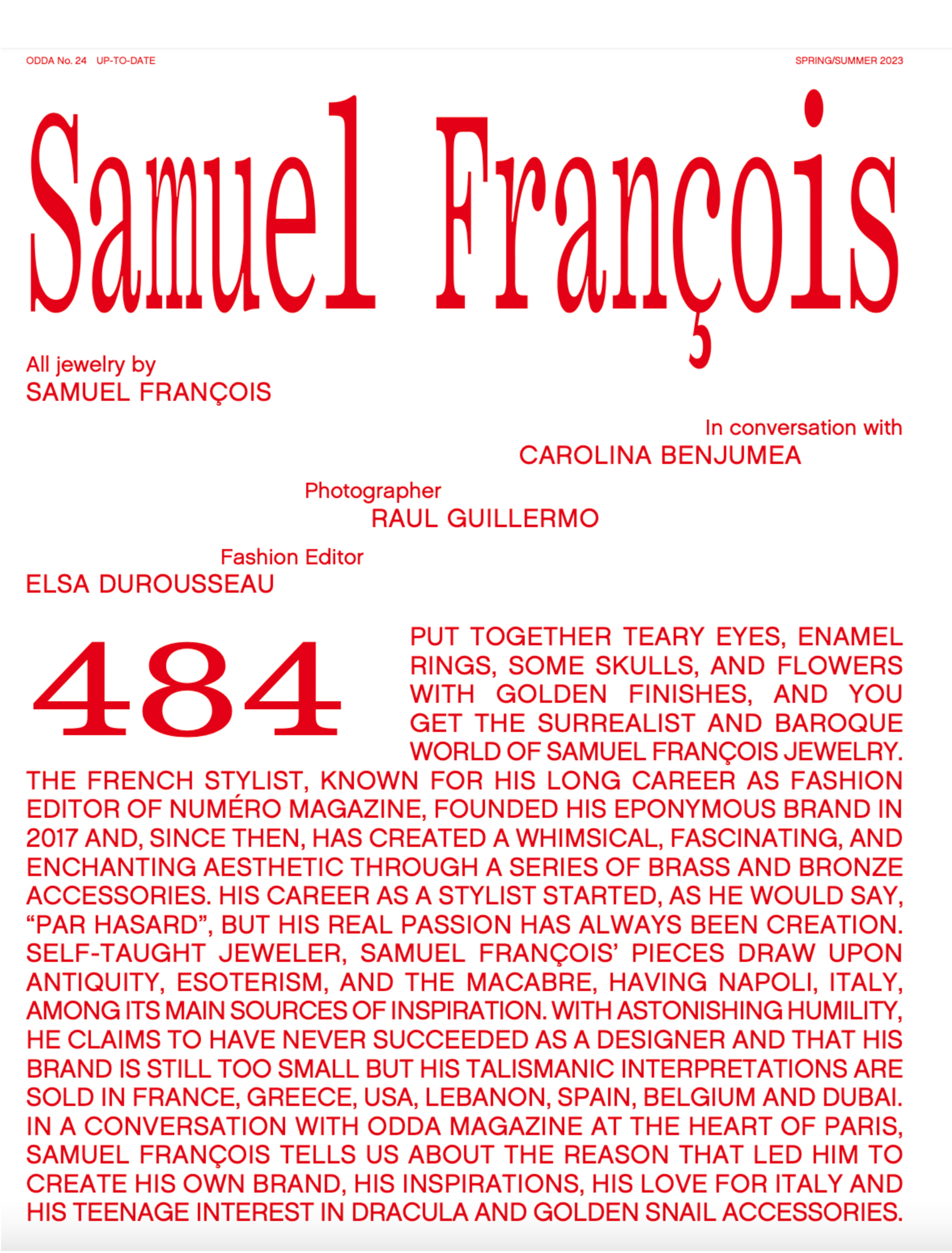 Talent and Partner, Samuel François: Press (Fig. 22)