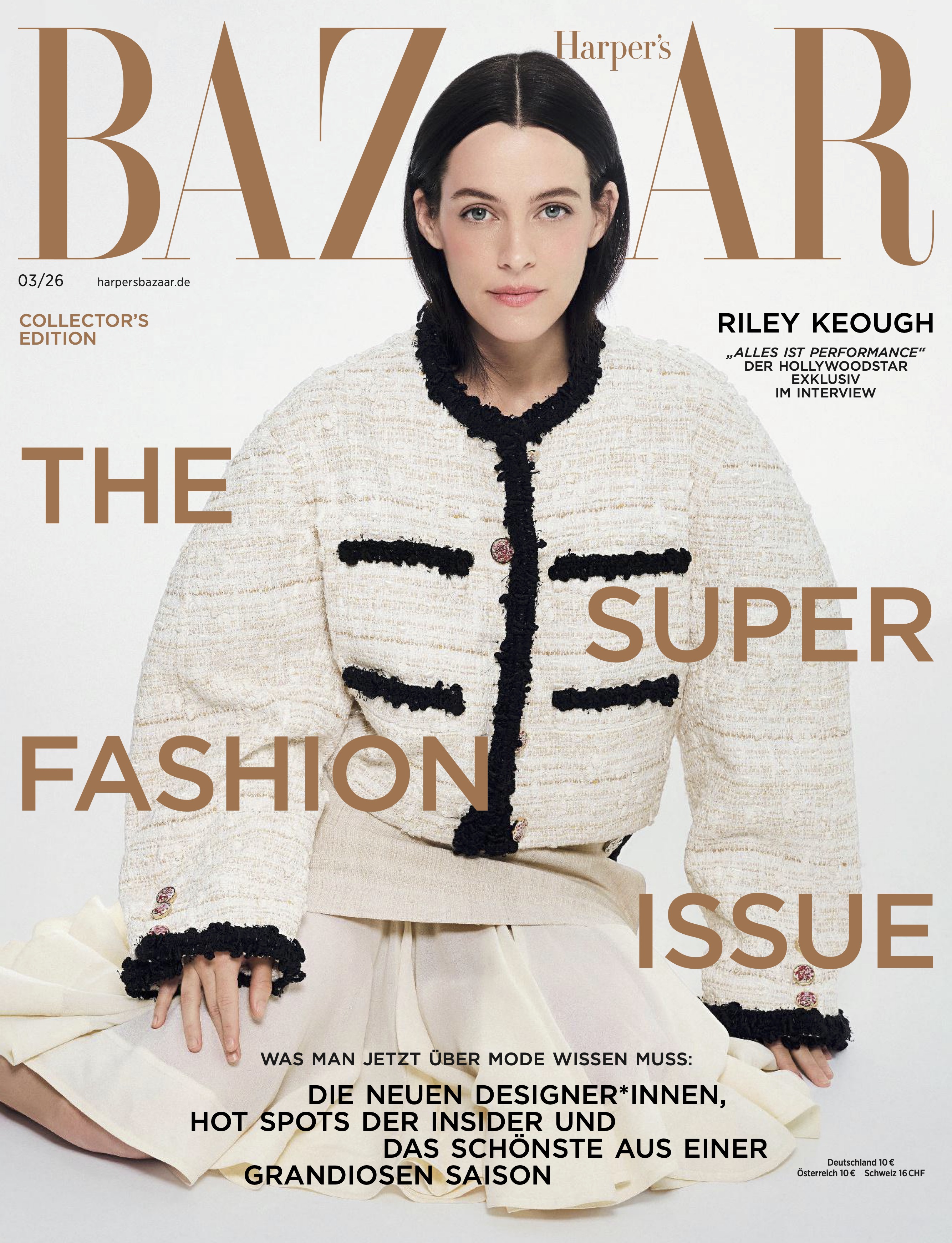 Talent and Partner, Sofia Sanchez & Mauro Mongiello: Harper's Bazaar Germany — Riley Keough (Thumbnail)